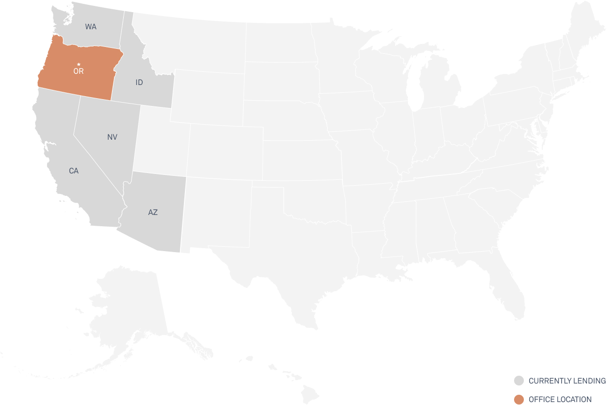 Map Of Lending Areas TriTalent Funding