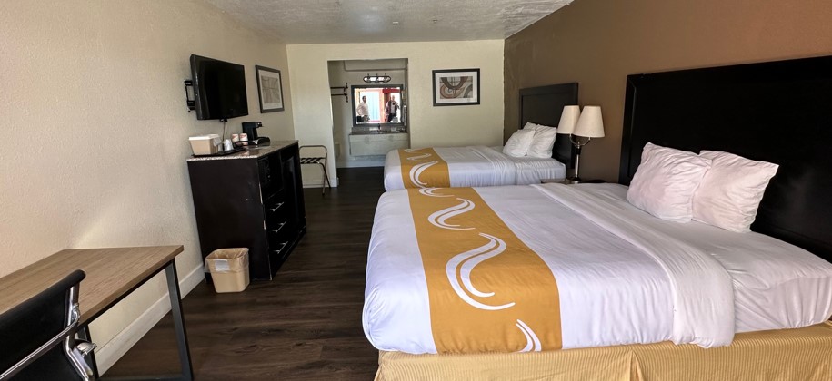 west texas hotel room interior